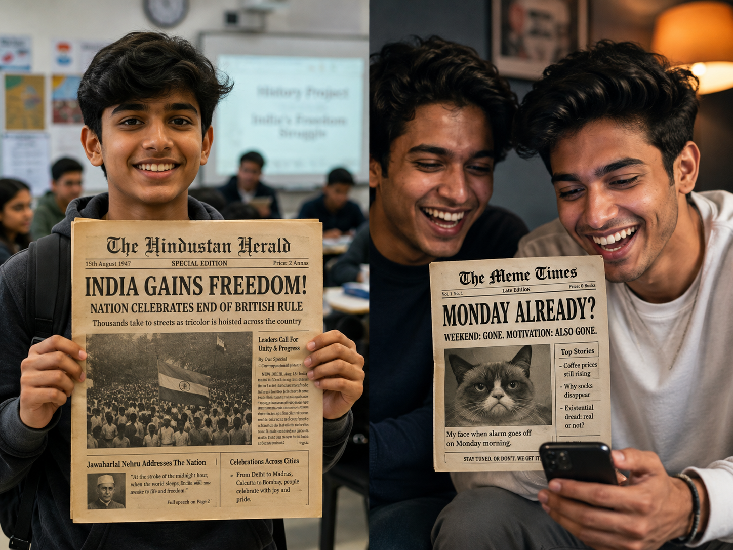 Vintage Newspaper clipping use cases and examples